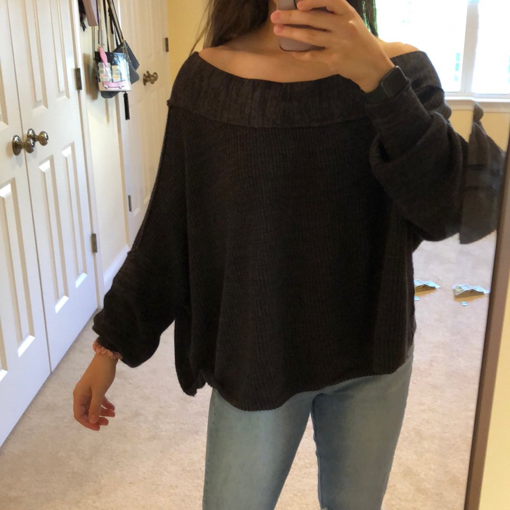 Free people over-sized cozy sweater